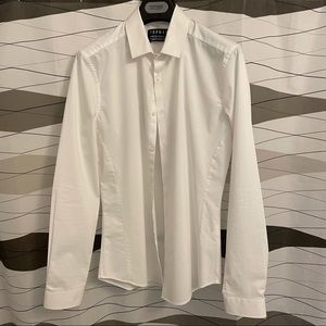 Topman White Button-Down Shirt